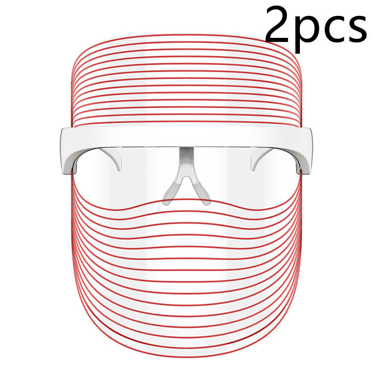 LED Facial Mask with 7 Colors – Skin Care, Acne Treatment & Anti-Aging Therapy